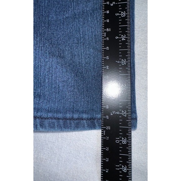 Riders Lee Jeans Size 8 Solid Blue Denim - Picture 11 of 14